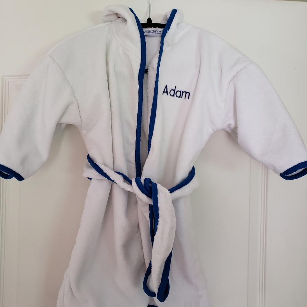 Bathrobe...if your name is Adam